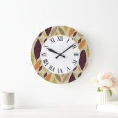 Wand-Uhr für das Sortiment im Herbst Große Wanduhr (Zuhause)