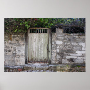 Wand und Eingang Poster