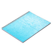 Wand- und Fußbodenfliesen aus blauer Keramik, abst Notizblock (Linke Seite)