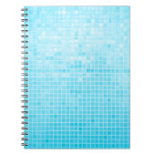 Wand- und Fußbodenfliesen aus blauer Keramik, abst Notizblock (Vorderseite)