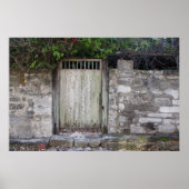 Wand und Tür Poster (Vorne)
