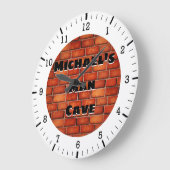 Wand-Wand-Man-Höhle Acryl-Uhr Große Wanduhr (Winkel)