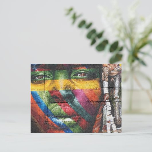 Wand-Wand Postkarte (Stehend Vorderseite)