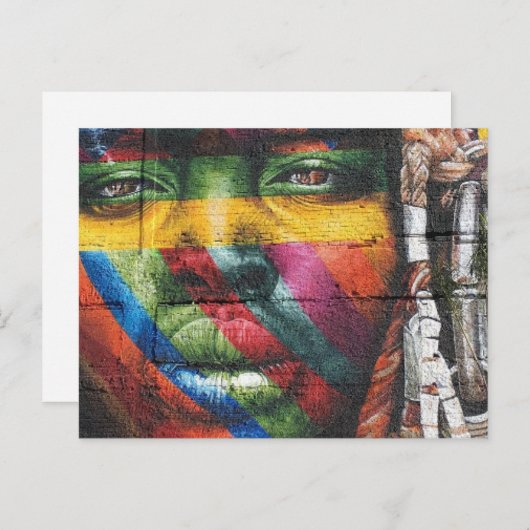 Wand-Wand Postkarte (Vorne/Hinten)