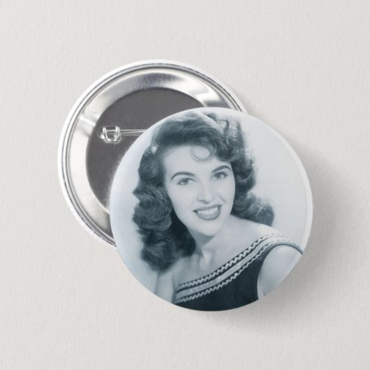 Wanda Jackson Knopf Button (Vorne & Hinten)