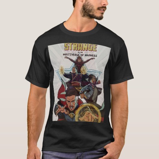 Wanda und Doktor Strange im Multiversum von Madn T-Shirt (Vorderseite)