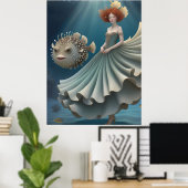 Wanda und ein Puffer Poster (Heimbüro)