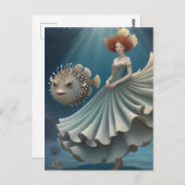 Wanda und ein Puffer Postkarte (Vorne/Hinten)