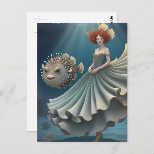 Wanda und ein Puffer Postkarte (Vorne/Hinten)