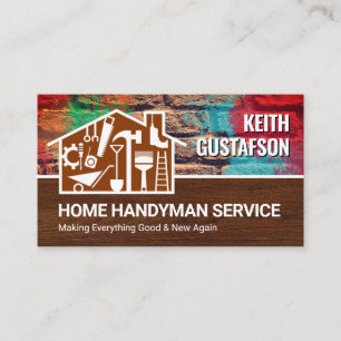 Wandanstrich Heimwerker Handwerker Visitenkarte