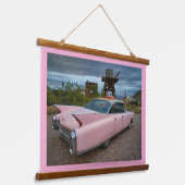 Wandband aus Holzrahmen Wandteppich Mit Holzrahmen (Gewinkelt)