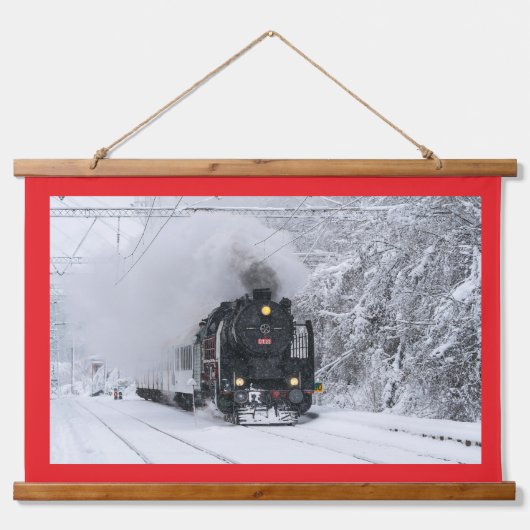 Wandband aus Holzrahmen Wandteppich Mit Holzrahmen (Vorne)