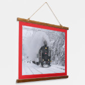 Wandband aus Holzrahmen Wandteppich Mit Holzrahmen (Gewinkelt)