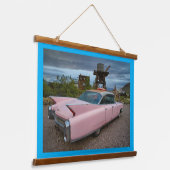 Wandband aus Holzrahmen Wandteppich Mit Holzrahmen (Gewinkelt)