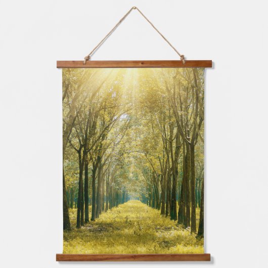 Wandband aus Holzrahmen Wandteppich Mit Holzrahmen (Vorderseite)