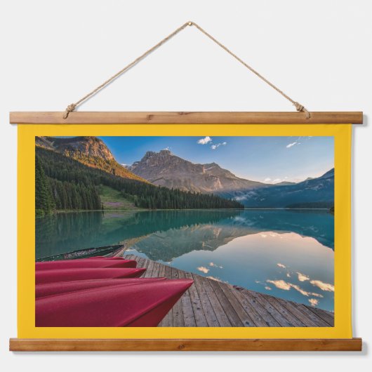 Wandband aus Holzrahmen Wandteppich Mit Holzrahmen (Vorne)