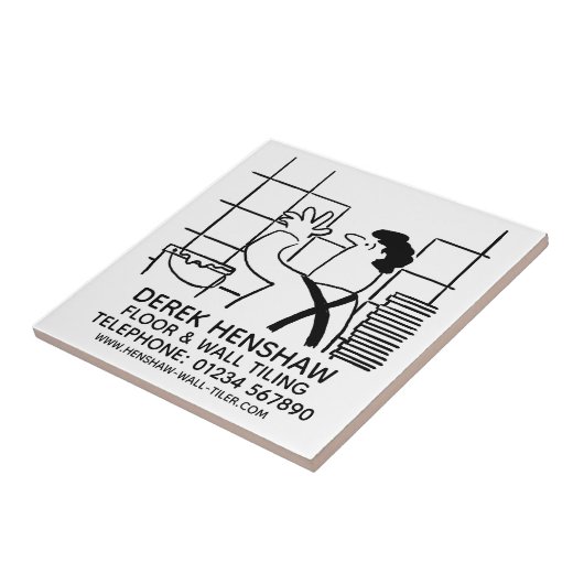 Wandbefestigung Fliese (Seite)