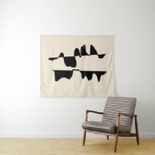 Wandbehang "Abstrakt Doppelseitig" Wandteppich (Beispiel (Horizontal))