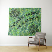 Wandbehang Celtic mit Spruch Wandteppich (Beispiel (Horizontal))