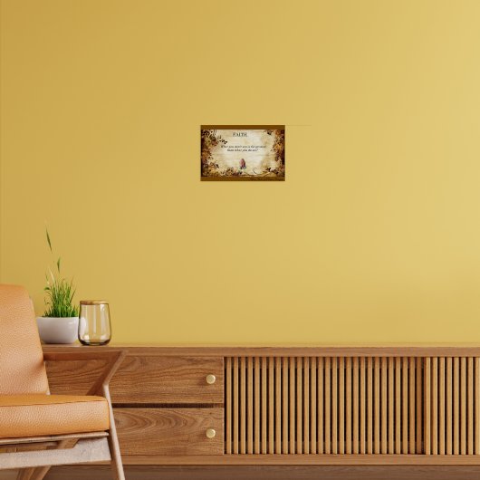 Wandbehang-Kunstposter Glaube (ohne Randseiten) Poster (Wohnzimmer 2)