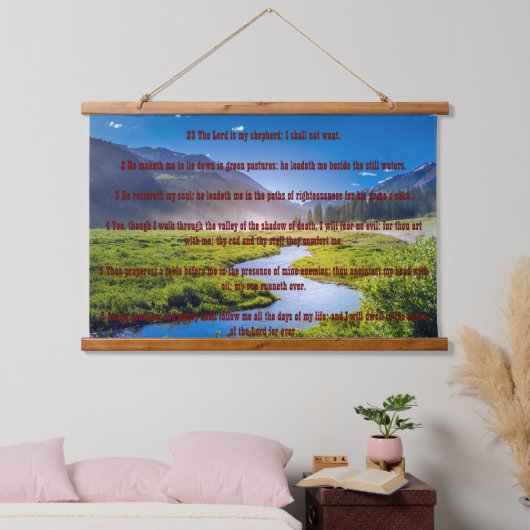 Wandbehängung Wandteppich Mit Holzrahmen (Schlafzimmer)