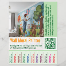 Wandbild Maler Jobangebot Abriss