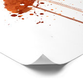 Wandbild 'Seestern' mit Meereskreaturen Poster (Ecke)