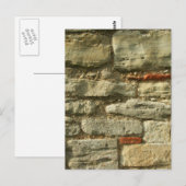 Wandbild steinen. postkarte (Vorne/Hinten)