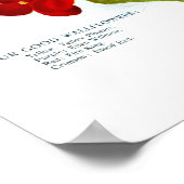 Wandblumen Poster (Ecke)