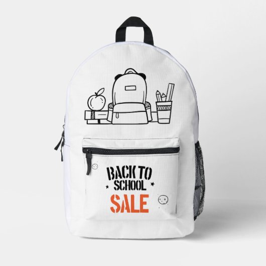 Wanddekal Bedruckter Rucksack (Vorderseite)