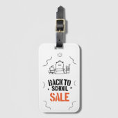 Wanddekal Gepäckanhänger (Vorderseite Vertikal)