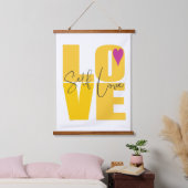 ♡ Wanddekor an der Inspirationswand Wandteppich Mit Holzrahmen (Schlafzimmer)