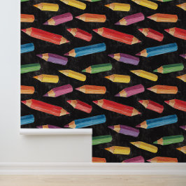 Wanddekor der Schule oder des Kindergartens - farb Tapete