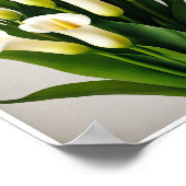 Wanddekoration Frische Calla Lily Blume Bouquet Po Poster (Ecke)