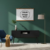 Wanddekoration: Ihr Bild hier Wandteppich Mit Holzrahmen