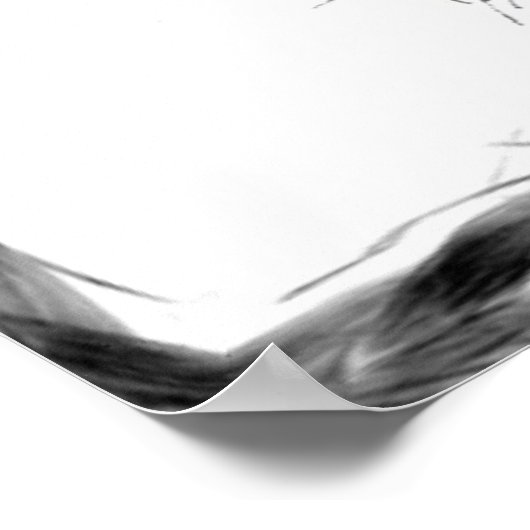 Wanddekoration mit Bleistift Poster (Ecke)