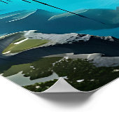 Wanddekoration Poster (Ecke)