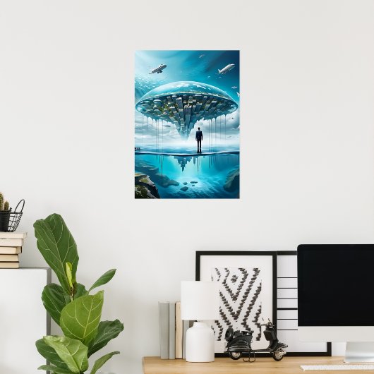 Wanddekoration Poster (Heimbüro)