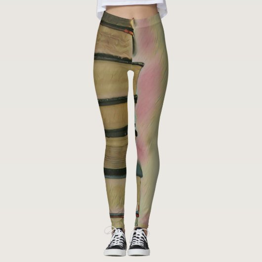 Wanddekore lesen leggings (Vorderseite)