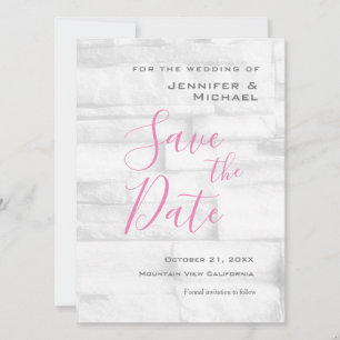 Wanddesign Hochzeit Professionell Minimalistisch M Save The Date