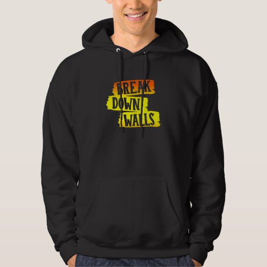 Wände abbrechen hoodie (Vorderseite)