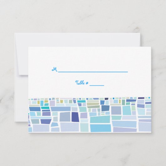 Wände Israel Bar Bat Mitzvah Escortkarte Einladung (Vorderseite)