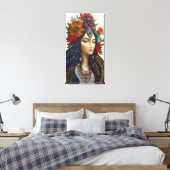 Wände verwandeln Der lebendige Geist Shaktis Leinwanddruck (Insitu (Schlafzimmer))