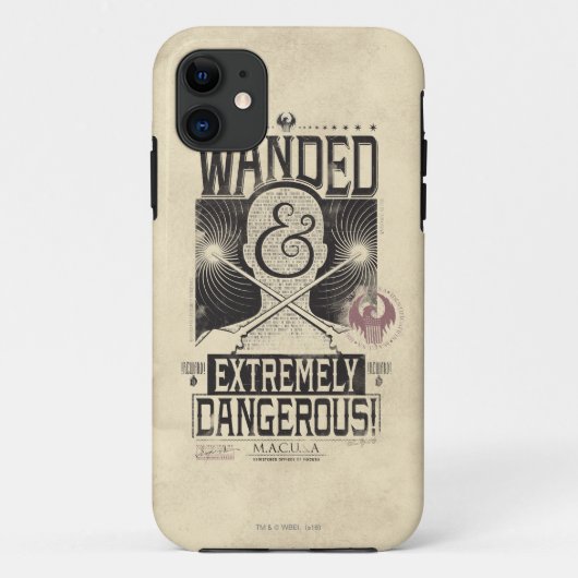 Wanded & Extrem gefährliches Gewollt Poster - Schw Case-Mate iPhone Hülle (Rückseite)