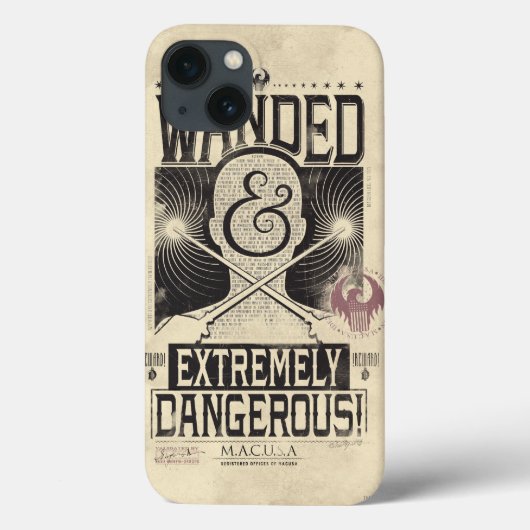 Wanded & Extrem gefährliches Gewollt Poster - Schw Case-Mate iPhone Hülle (Rückseite)