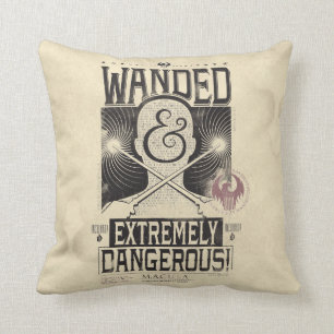 Wanded & Extrem gefährliches Gewollt Poster - Schw Kissen