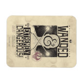 Wanded & Extrem gefährliches Gewollt Poster - Schw Magnet (Horizontal)