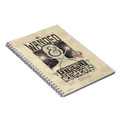 Wanded & Extrem gefährliches Gewollt Poster - Schw Notizblock (Rechte Seite)