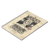 Wanded & Extrem gefährliches Gewollt Poster - Schw Notizblock (Linke Seite)