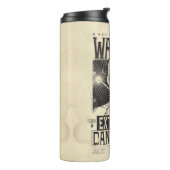 Wanded & Extrem gefährliches Gewollt Poster - Schw Thermosbecher (Nach links gedreht)